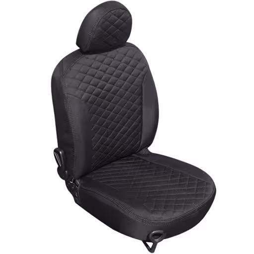 خرید روکش صندلی تیبا 2 سوشیانت تیار مدل آبشار مشکی دوخت مشکی | اتوموبی