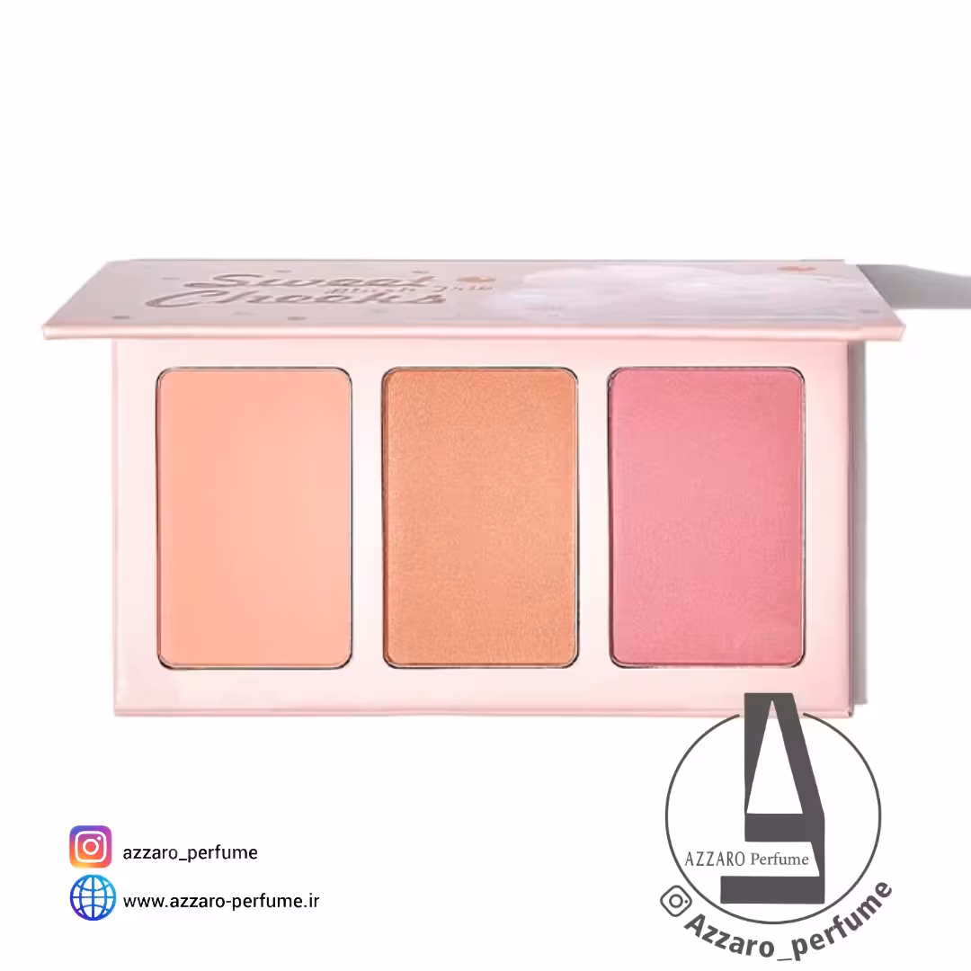 پالت رژ گونه مات و مخملی سه رنگ شیگلم enamored