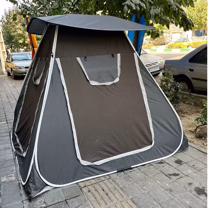 چادر مسافرتی 8 نفره ریپس با سایبان و چهار درب بزرگ جنس برنو درجه یک ضداب کد6