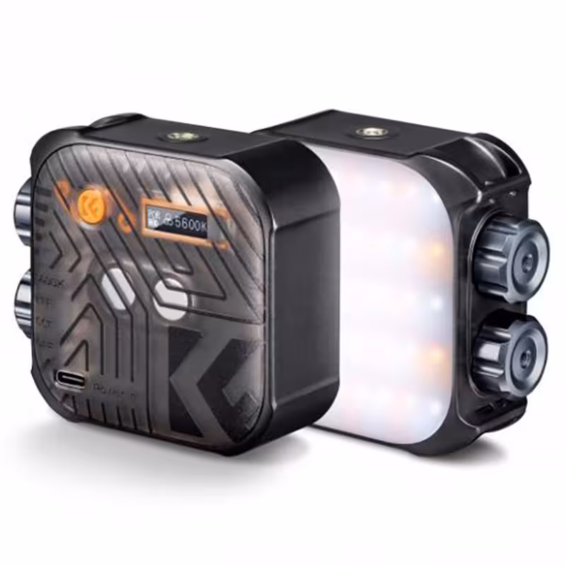نور RGB ک اند اف K&F 6W Bi-Color Video Light