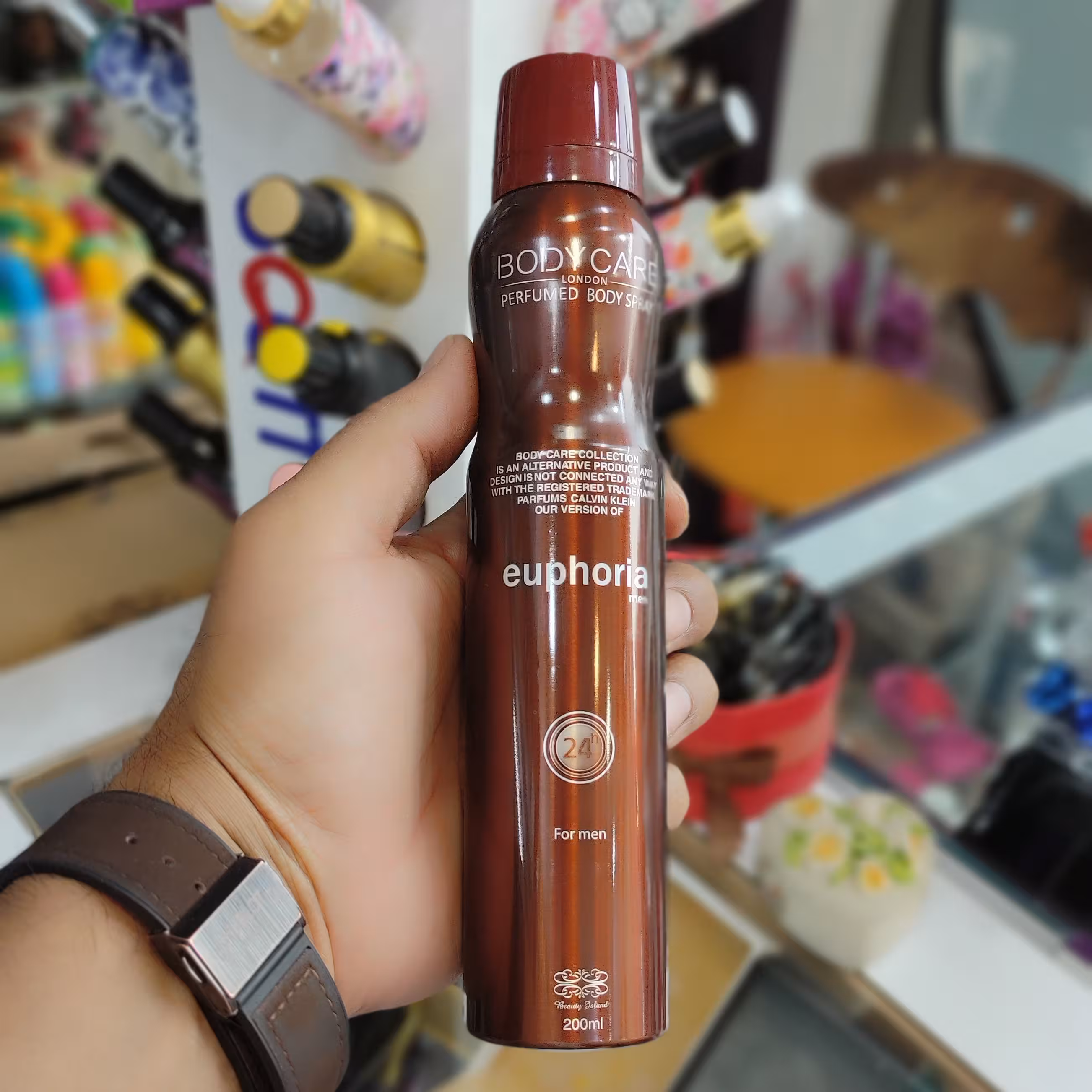 اسپری بدن بادی کر مردانه رایحه ایفوریا Body Care Euphoria For Men