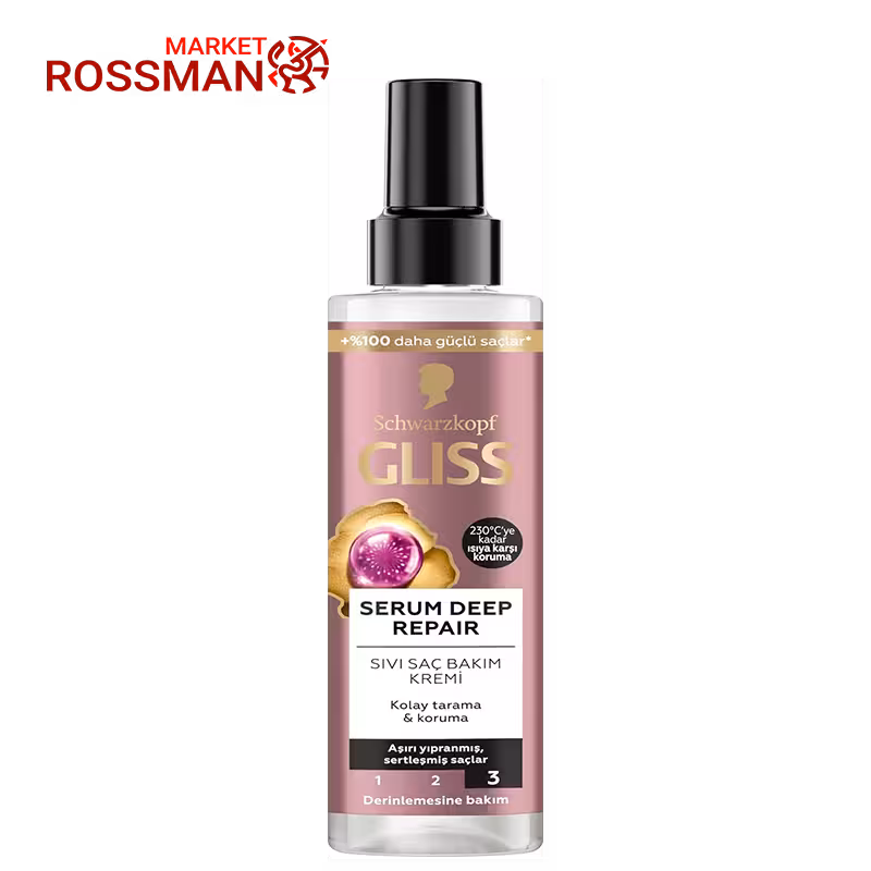اسپری دوفاز گلیس GLISS مدل Serum Deep Repair حجم 200 میلیلیتر