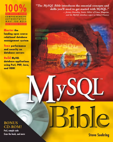 خرید و دانلود نسخه کامل کتاب MySQL Bible with CDROM