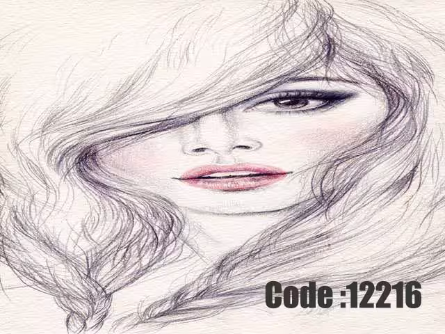 پوستر دیواری سه بعدی طرح دخترونه