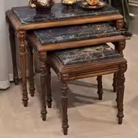 میز عسلی قهوه ای و مشکی شیک