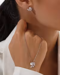 نیمست نقره وارداتی جواهری کد 00534