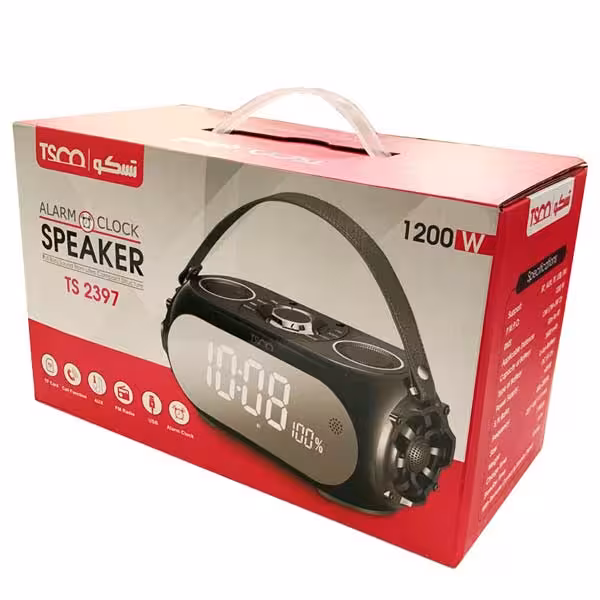 اسپیکر بلوتوثی قابل حمل تسکو مدل TS 2397 سفید