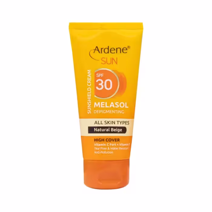 کرم ضد آفتاب SPF30 ضد لک انواع پوست رنگی بژ طبیعی آردن