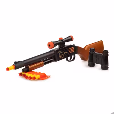 ست تفنگ بازی گلدن گان مدل انفجار مجموعه 12 عددی