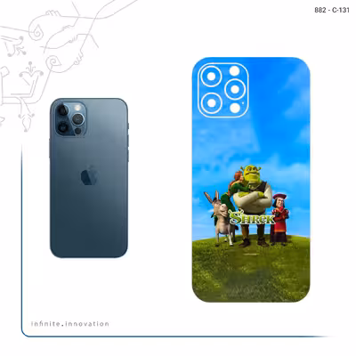 برچسب پوششی ماهوت مدل Shrek مناسب برای گوشی موبایل اپل iPhone 12 Pro Max