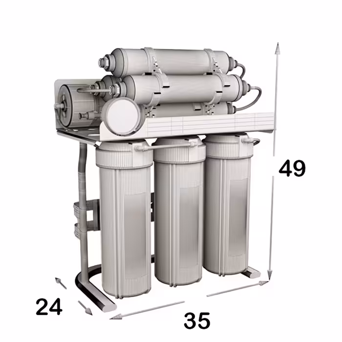دستگاه تصفیه کننده آب اس اس وی مدل SuperSpring 2W X800 به همراه شیر تصفیه آب