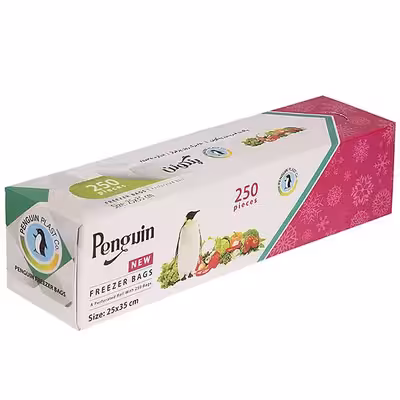 کیسه فریزر پنگوئن مدل جعبه ای مجموعه 2 عددی