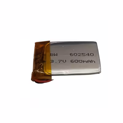 باتری لیتیوم پلیمر مدل 402040 ظرفیت 600 میلی امپر ساعت