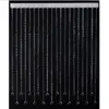 پرده آریا کریستال مدل کوتاه و بلند سایز 100x300 سانتی متر