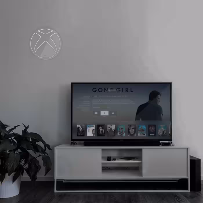 چراغ دیواری نئون دیزاین طرح Xbox-GL_WHT