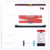 برچسب پوششی ماهوت مدل Coca-Cola-Logo مناسب برای تبلت سامسونگ Galaxy Tab A 10.1 2016 T585