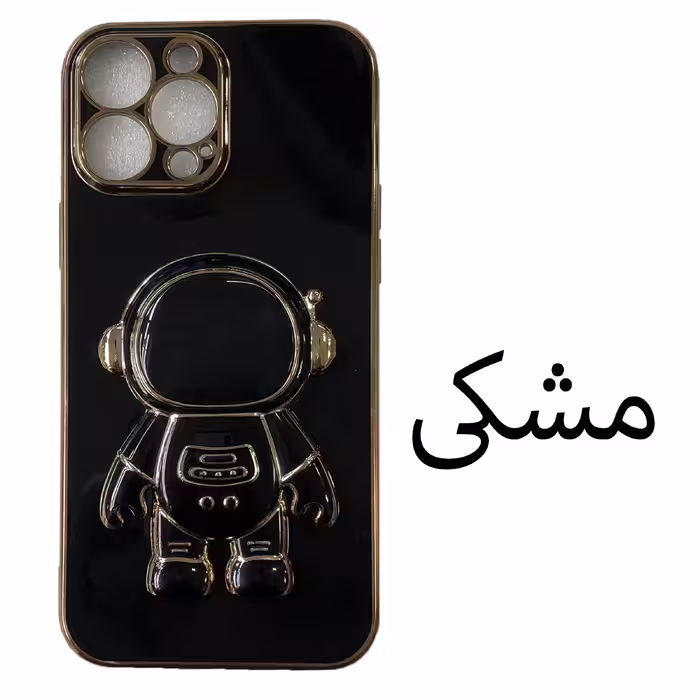 کاور طرح فضانورد مدل 13PM مناسب برای گوشی موبایل اپل iphone 13pro max به همراه پایه نگهدارنده