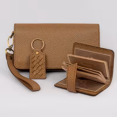 ست هدیه چرم عطارد مدل چرم طبیعی کد A37