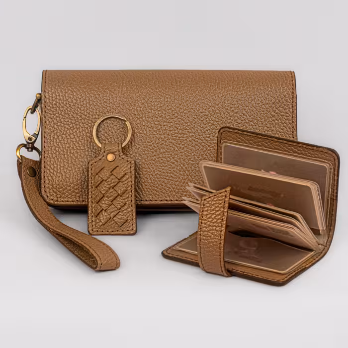 ست هدیه چرم عطارد مدل چرم طبیعی کد A37