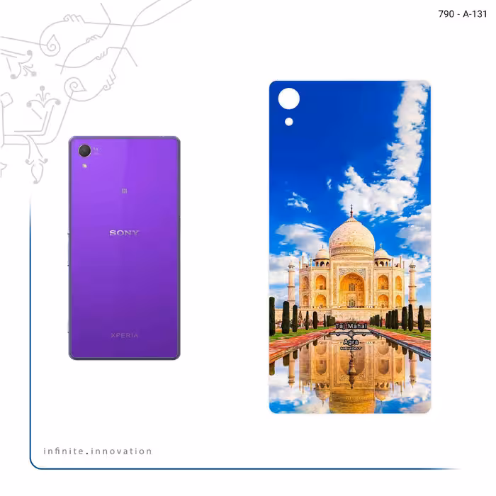 برچسب پوششی ماهوت مدل The Taj Mahal مناسب برای گوشی موبایل سونی Xperia Z2