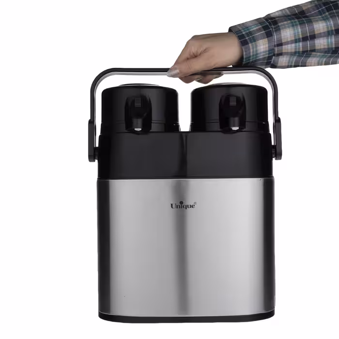 فلاسک یونیک مدل دوقلو کد 9030 گنجایش 1.3 لیتر  