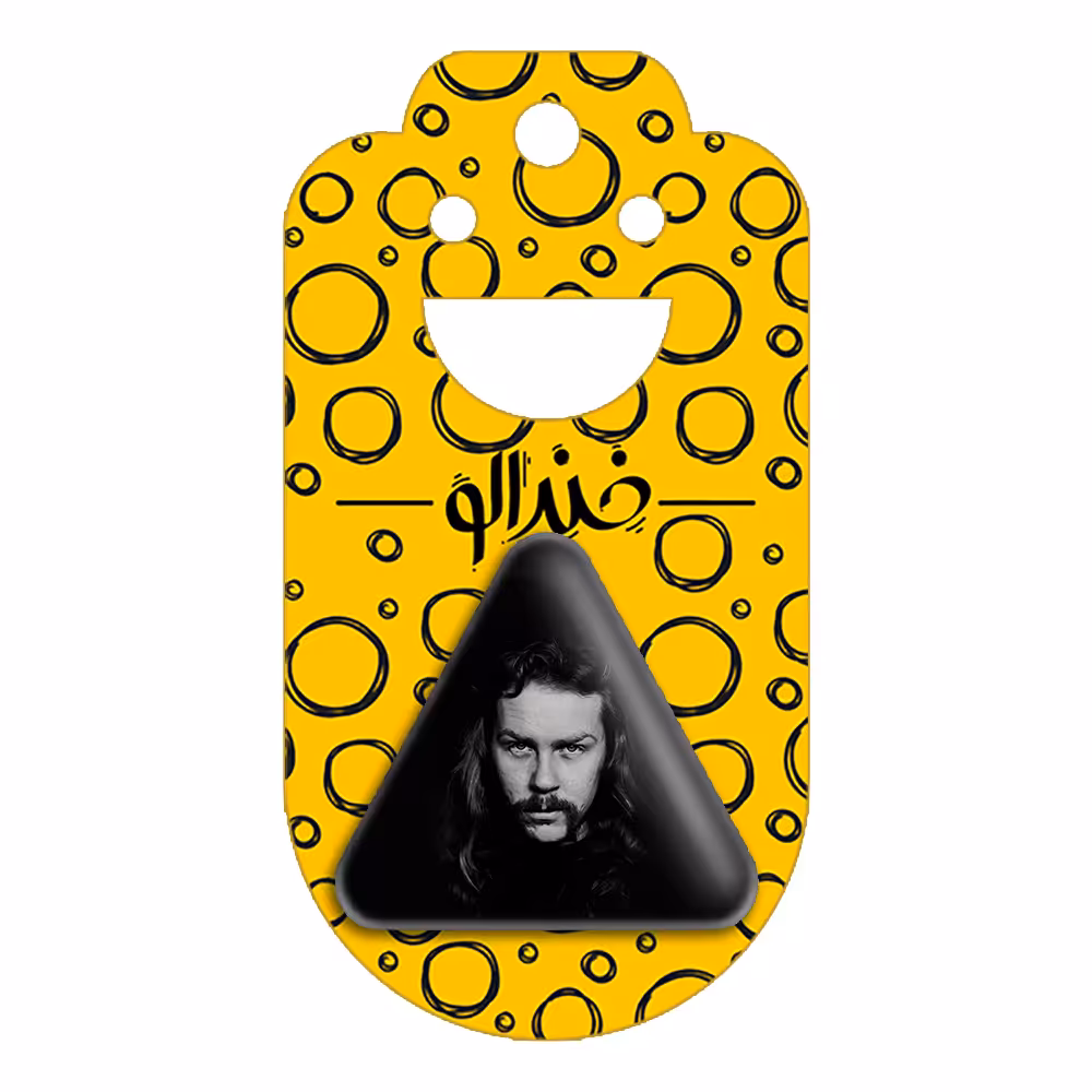 پیکسل خندالو طرح جیمز هتفیلد گروه موسیقی متالیکا مدل مثلثی کد 3256