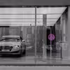 چراغ دیواری نئون دیزاین طرح Benz_PR