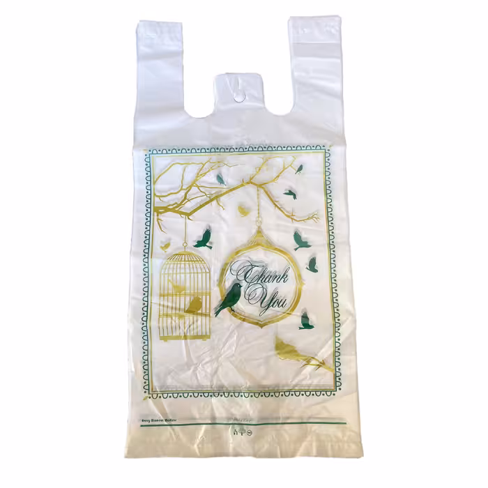 کیسه خرید مدل دسته دار 45.55 بسته 50 عددی