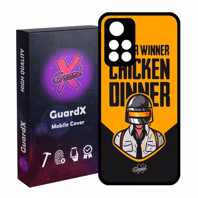 کاور گارد ایکس طرح Pubg مدل Glass10182 مناسب برای گوشی موبایل شیائومی Poco M4 Pro 5G/Redmi Note 11T 5G/Redmi Note 11S 5G