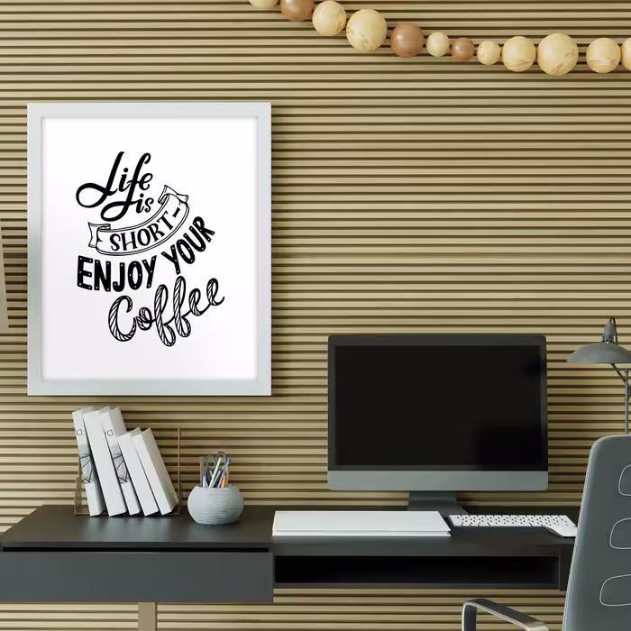 تابلو مدل نوشته انگلیسی طرح COFFEE کد 718