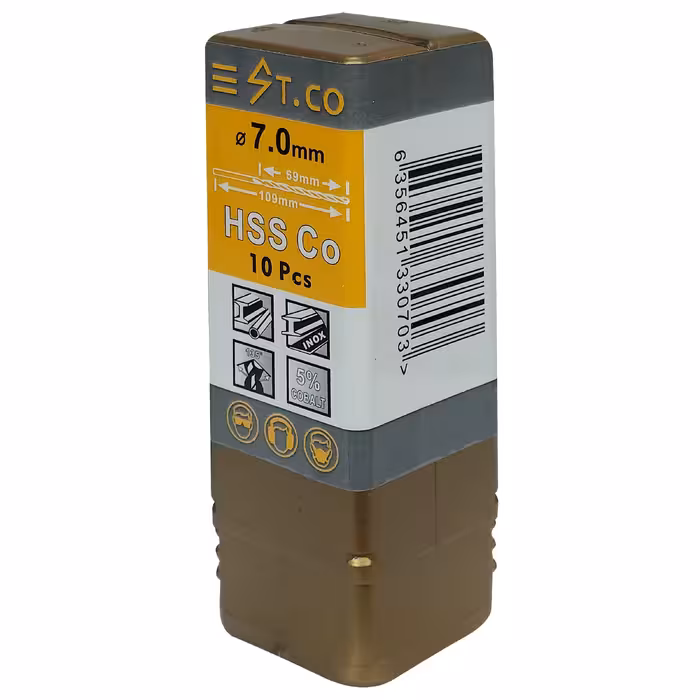 مته کبالت اس تی کو مدل HSSCO سایز 7 میلیمتر