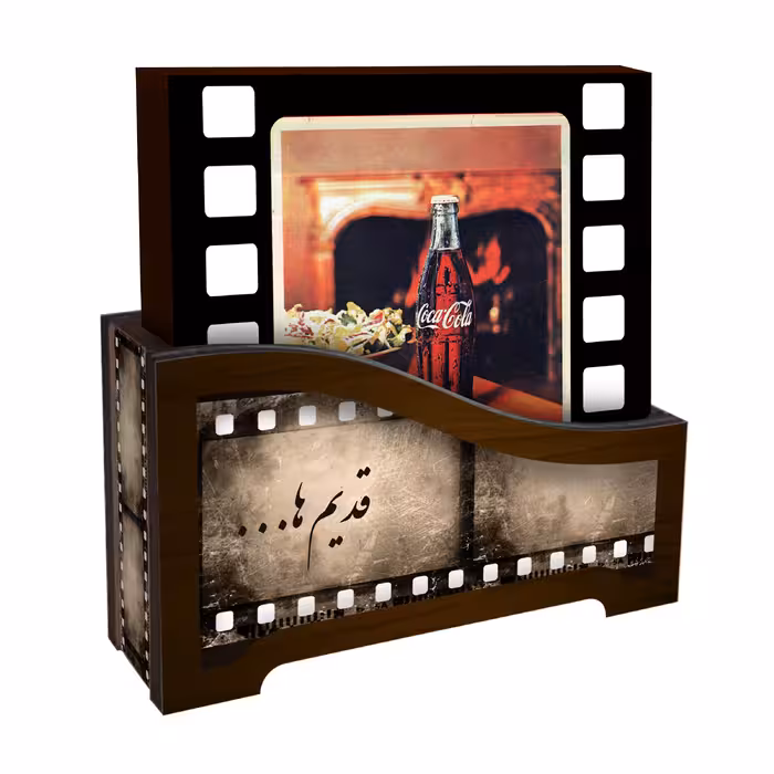 زیر لیوانی لوکسینو مدل تبلیغات قدیمی مجموعه 6 عددی