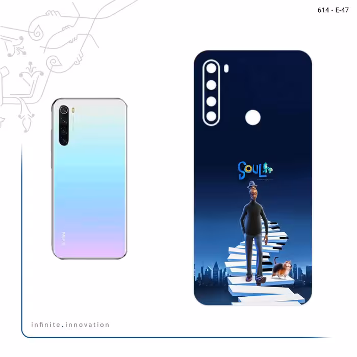 برچسب پوششی ماهوت مدل soul مناسب برای گوشی موبایل شیائومی Redmi Note 8 2021
