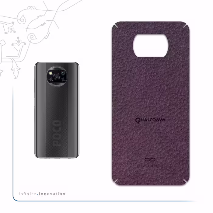 برچسب پوششی ماهوت مدل PL-QLQM مناسب برای گوشی موبایل شیائومی Poco X3 NFC