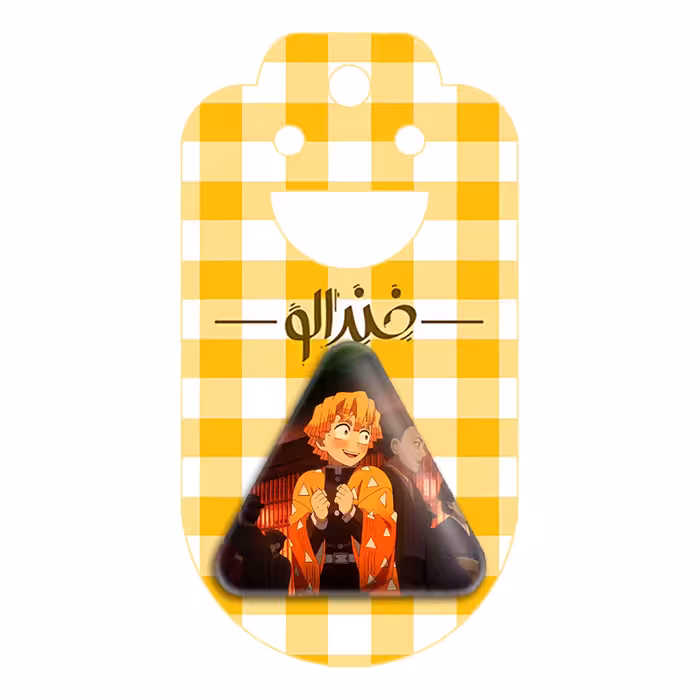 پیکسل خندالو طرح زنیتسو انیمه شیطان کش مدل مثلثی کد 12794