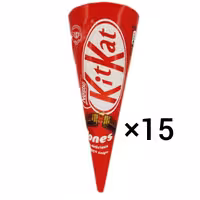 شکلات قیفی ولنتاین کیت کت باکس 15 عددی kitkat