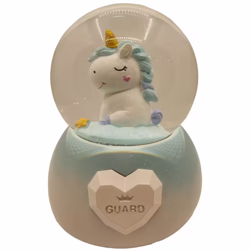 گوی موزیکال مدل پمپی اسب تک شاخ