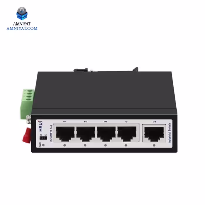 سوئیچ شبکه PoE صنعتی HRUI مدل HR500-SW1050