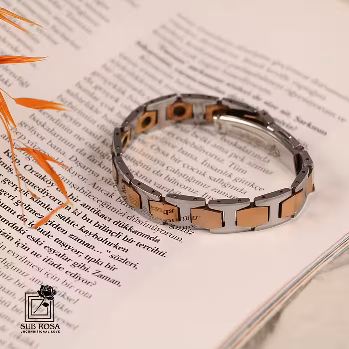 دستبند سرامیکی دو رنگ 12986