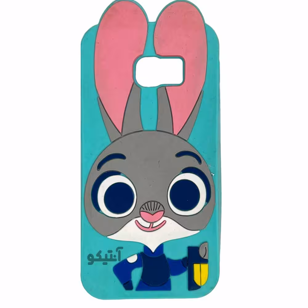 قاب عروسکی سیلیکونی دخترانه مناسب برای Samsung S6 Edge-کد1218