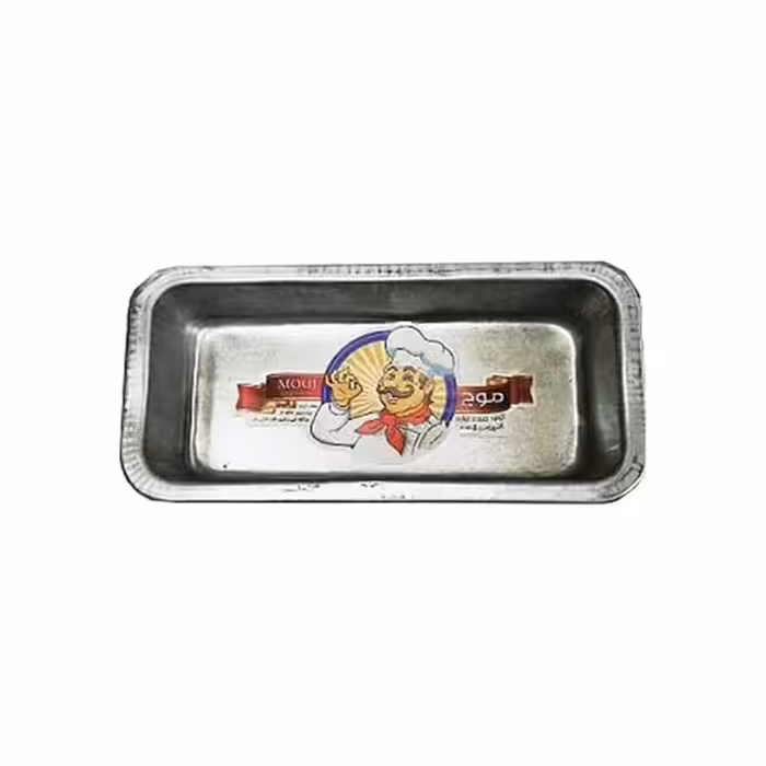 قالب کیک گالوانیزه موج طرح مستطیل سایز 9×20 سانتی متری