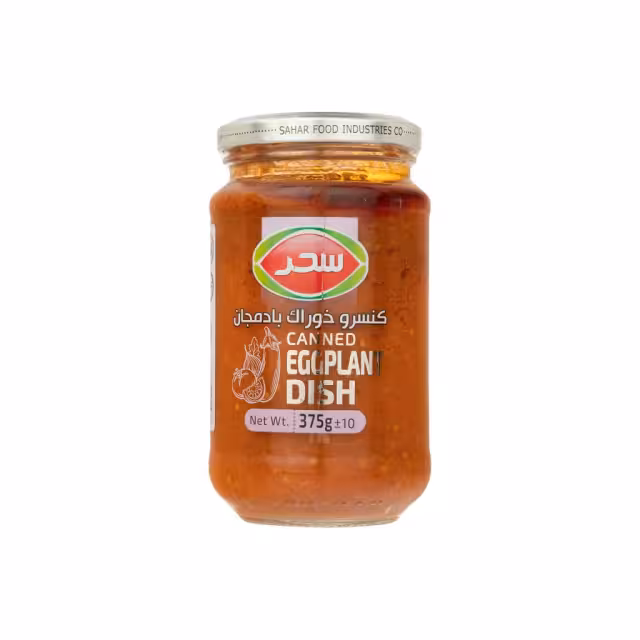 کنسرو خوراک بادمجان سحر 375 گرمی