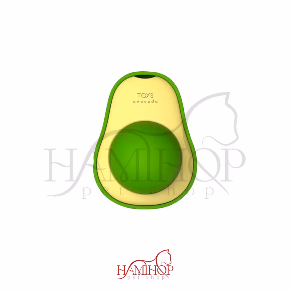 آبنبات تشویقی گربه طرح آواکادو Avocado Mint Ball وزن 100 گرم