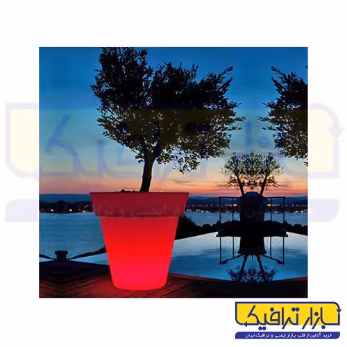 گلدان چراغدار ال ای دی