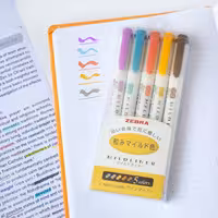 پک زرد هایلایتر بسته ای MILDLINER زبرا (Zebra)