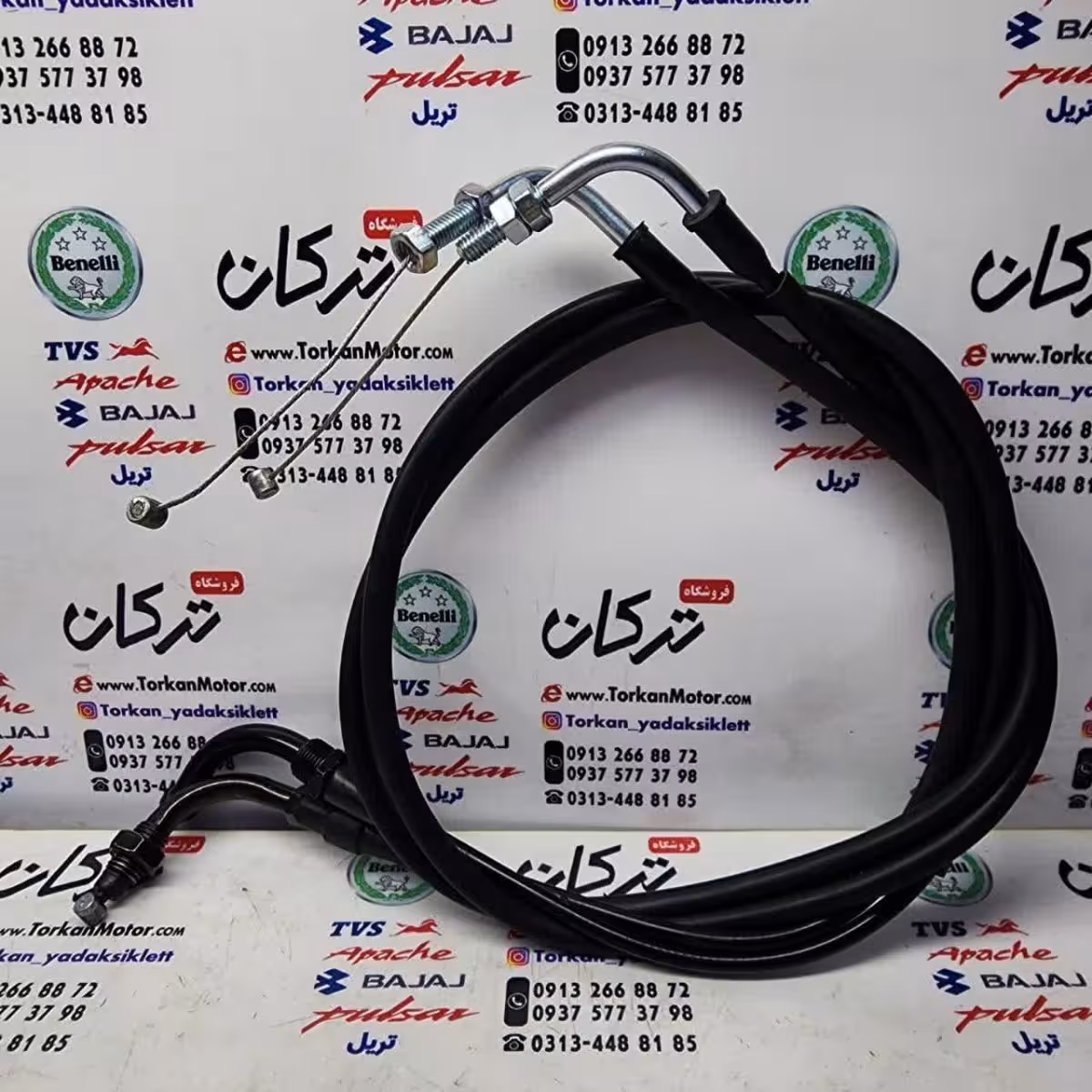 سیم گاز موتور بلنتا و هایپرو و کاوازاکی طرح z 1000 (2 رشته)