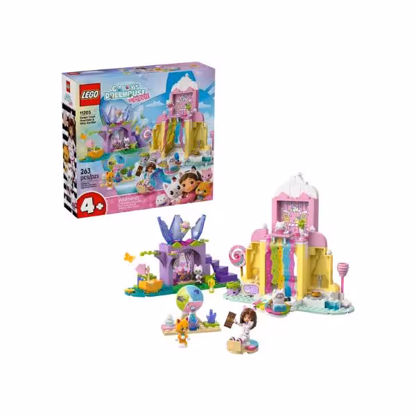 لگو سری Gabby's Dollhouse مدل Sweet Treat &amp; Kitty Garden کد 11205