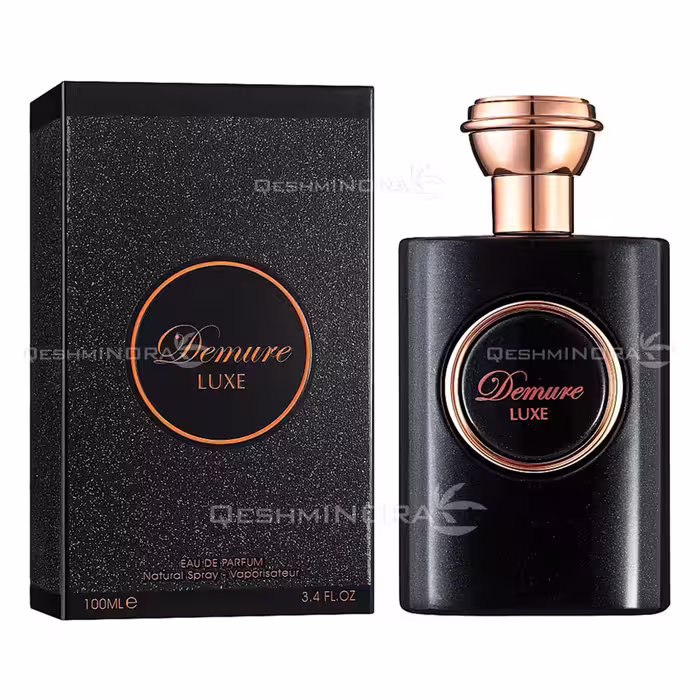 ادکلن دمور لوکس فرگرانس ورد Demure Luxe Fragrance World (بلک اپیوم)