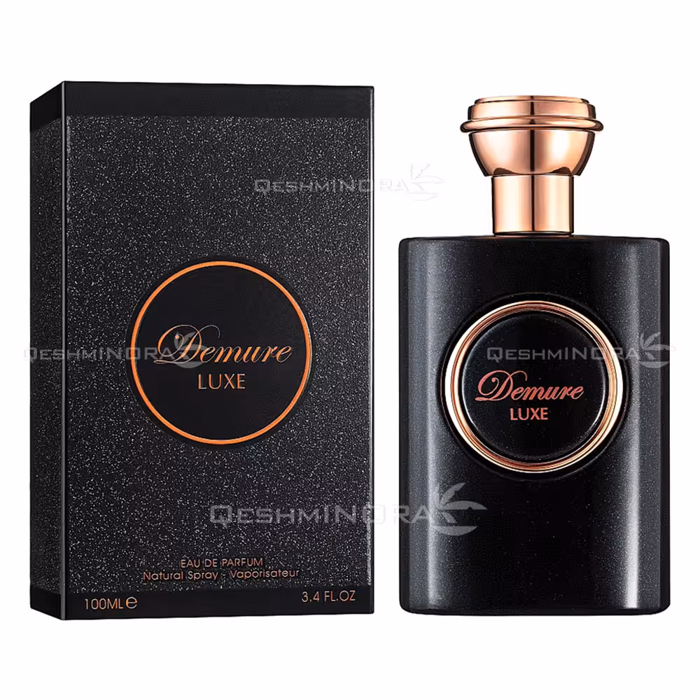 ادکلن دمور لوکس فرگرانس ورد Demure Luxe Fragrance World (بلک اپیوم)