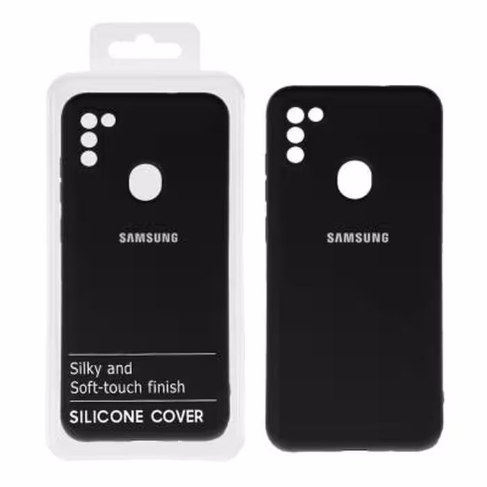 قاب محافظ سیلیکونی لنزدار، مناسب Samsung A11 / M11، برند RFF، کد 2